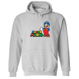 Mushroom Kingdom Adventurer Unisex Classic Kids and Adults Plumber Hero Sweatshirt For Gaming Fans